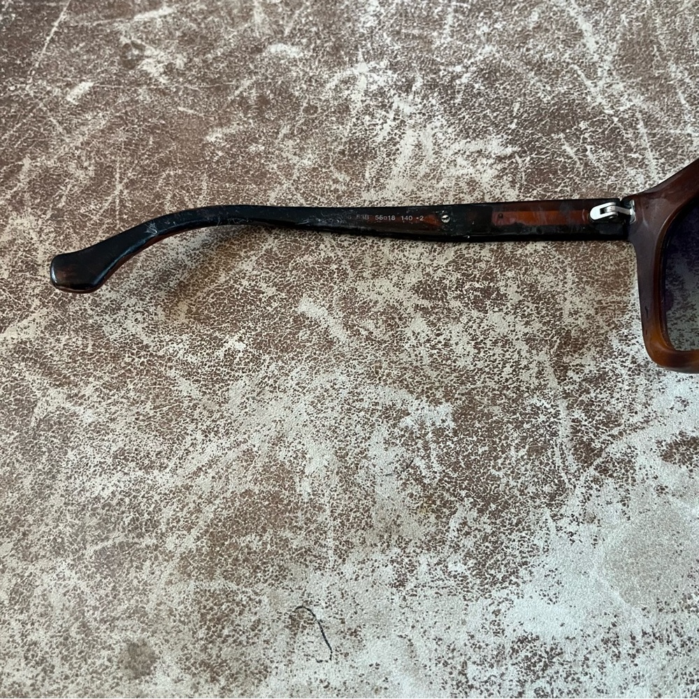 Balenciaga Rectangle Shield Sunglasses Brown Italy Used Condition *See Descrip* - Picture 7 of 12